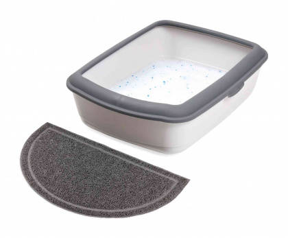 Trixie Litter Tray Mat - kilépő (antracit szürke) macska wc-khez (59x35cm)