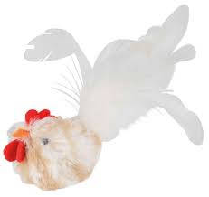 KT24:Trixie Chicken Plush - játék (csirke) macskák részére (8cm)