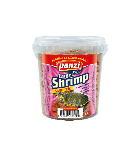 Panzi Shrimp - táplálék díszhalak részére (vödrös) 90g