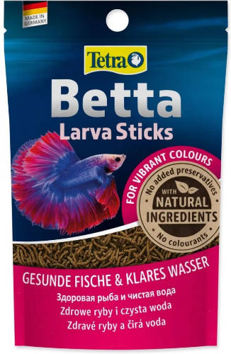 Tetra Betta Larva Sticks - táplálék Betta díszhalak részére (5g)