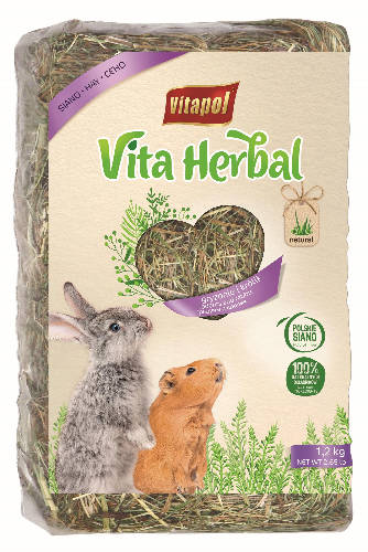 Vitapol Vita-Herbal - réti széna rágcsálóknak (1,2kg) 4db/#