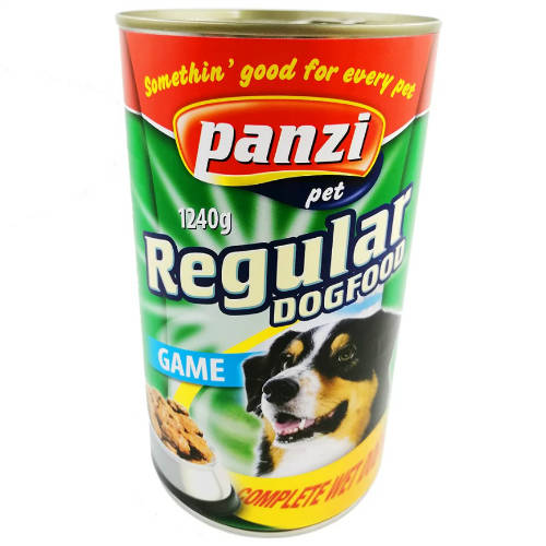 Panzi Regular konzerv - vadhús - kutyáknak (1240g)