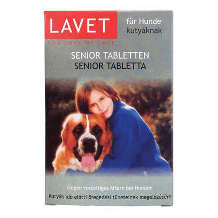 Lavet Senior Tabletten - Vitamin készítmény (Senior) kutyák részére 45g/50db tbl.