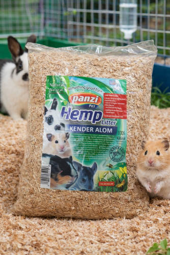 Panzi Hemp Litter - Kender alom - natúr 10l