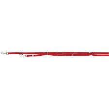 KT24: trixie 196703 Premium adjustable extra hosszú póráz XS-S:3m/15mm, piros