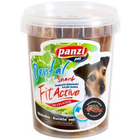 Panzi FitActive Denta Sticks - jutalomfalat (füstölt sajt,sárgarépa) kutyák részére (330g)