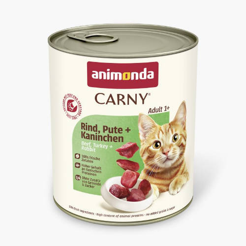 Animonda Carny Adult (marha,pulyka,nyúl) konzerv - Felnőtt macskák részére (800g)