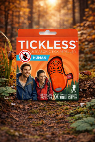 Tickless Human ultrahangos kullancsriasztó minden korosztály számára - narancs szín