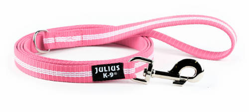 B:JK9 IDC Póráz csőheveder utánvilágító, pink, 19mm*1,8m, fogós/Dkarika