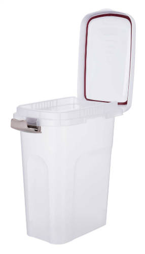 Trixie Plastic Barrel - műanyag táptartó (átlátszó/fehér) 40 liter (27×61x45cm)