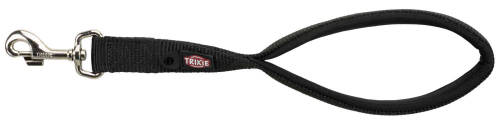 Premium Short Leash - rövid póráz - fekete  (M-XL) 37cm/25mm