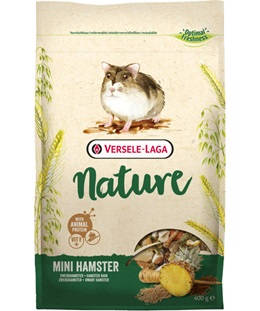 Versele-Laga Nature Mini Hamster - Teljesértékű eledel törpe hörcsögök számára (400g)