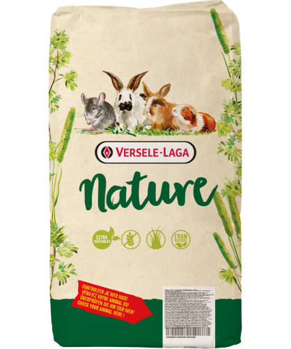 Versele-Laga Nature Chinchilla - Teljesértékű eledel csincsillák részére (9kg)