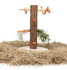 Trixie Natural living Feed Tree - takarmánytartó fa (kéregfából) rágcsálók részére (Ø25x36cm)