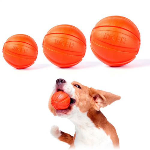 LIKER 9 Line - játék (narancssárga) kutyák részére (ø9cm)