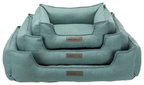 Trixie Talis Bed - négyszögletes, peremes fekhely (menta) kutyák részére (80x60cm)