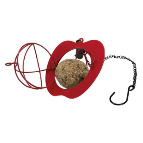 Trixie Fat Ball Feeder Apple - Faggyúgolyó tartó (alma forma, többféle színben, 12 cm x 35 cm)