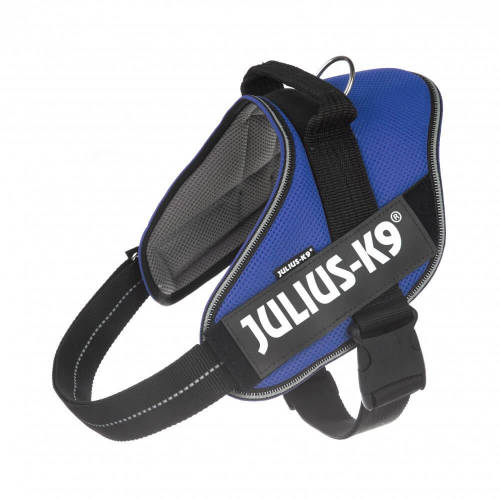 Julius-K9 IDC Powair - hám (kék,felirat) kutyák részére (XL)