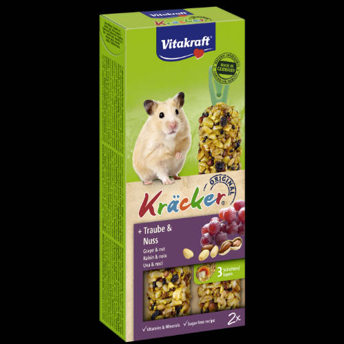 Vitakraft Kracker - Dupla Rúd (szőlő,földimogyoró) hörcsögök részére (112g)