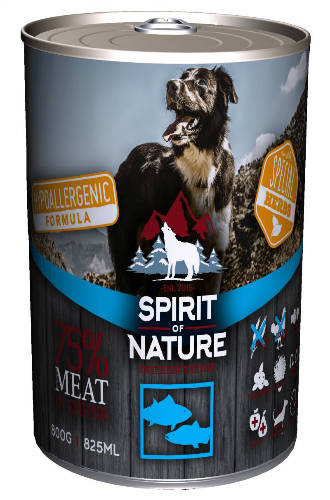 Spirit of Nature Hypoallergenic DOG (Tuna & Salmon) 800g