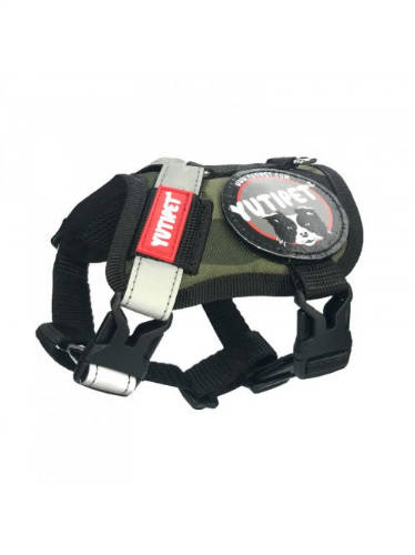 KT. Yutipet Safety Harness (XS) - hám (biztonági,terepszín) kutyák részére (36-47cm/20mm) max:5kg