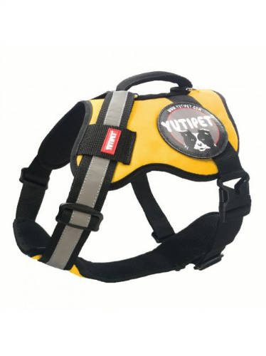Yutipet Safety Harness (L) - hám (biztonági, sárga) kutyák részére (70-80cm/25mm) max:40kg