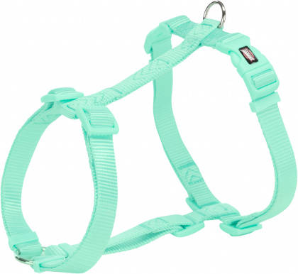 KT24: Trixie Premium H-harness - hám (menta) kutyák részére (M-L) 52-75cm/20mm