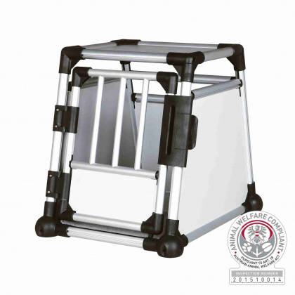 Trixie Transport Box - Aluminium szállítóbox (ezüst) 48×57×64cm (max:15kg)