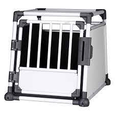 Trixie Transport Box - Aluminium szállítóbox (ezüst) 48×57×64cm M-L (max:30kg)