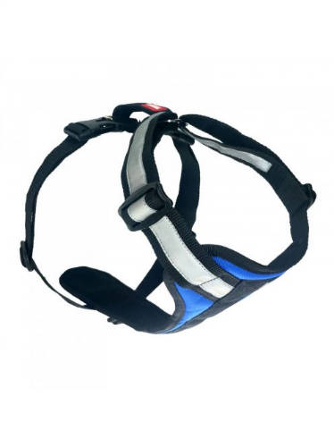 Yutipet Easy Harness (L) - hám (biztonági, kék) kutyák részére (70-95cm/40mm)