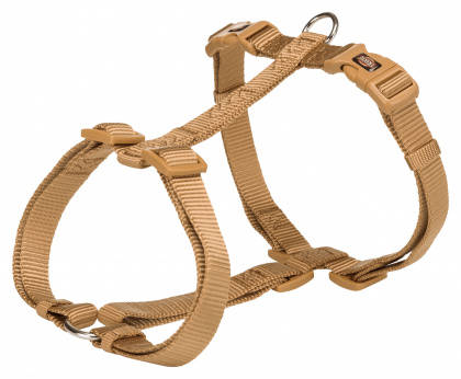 KT24: Trixie Premium H-harness - hám (karamell szín) kutyák részére (S-M) 42-60cm/15mm