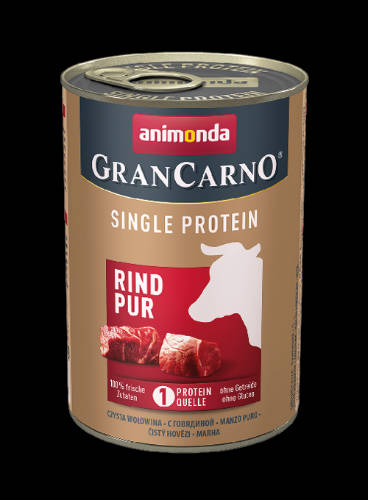 Animonda GranCarno Adult (single protein) konzerv - Felnőtt kutyák részére, marhahússal (400g)