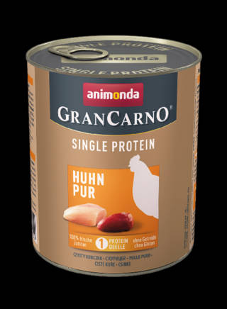 Animonda GranCarno Adult (single protein) konzerv - Felnőtt kutyák részére, csirkehússal (800g)