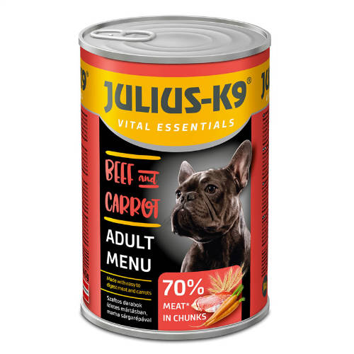 JULIUS K-9 konzerv kutya 1240g Marha (Beef)
