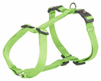 KT24: Trixie Premium H-harness - hám (almazöld) kutyák részére (S-M) 42-60cm/15mm