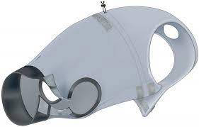 Trixie Protective Body for Dogs - Műtéti ruha (szürke) kutyák részére (L-XL) 62cm