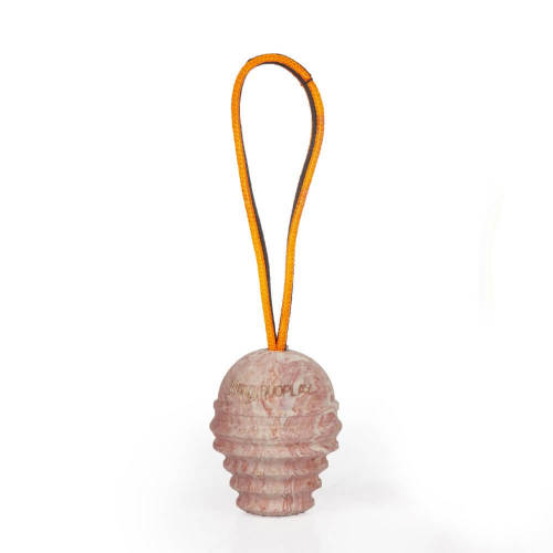 Julius-K9 Duoplay - játék (kaucsuk labda, narancs zsinórral) kutyák részére (14cm)