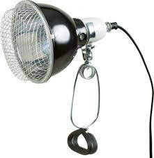 KT24:Trixie Reflector Clamp Lamp - rácsos lámpatest terráriumhoz  (ø14×19cm) 150W