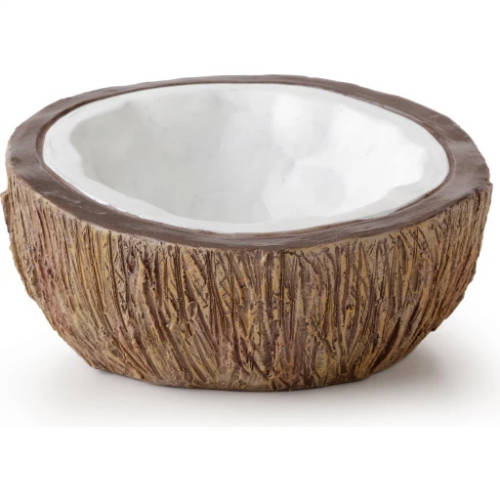 Exo-Terra Coconut Wather Dish - tál (kókuszdió formájú vízestál) terráriumokba (10,5x10,5x4,8cm)