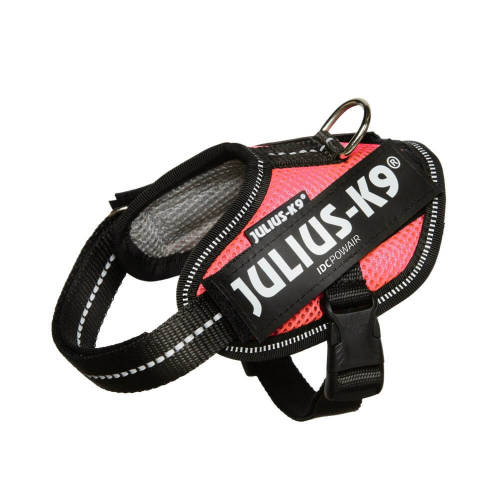 Julius-K9 IDC Powair - hám (pink,felirat) kutyák részére (2XS)