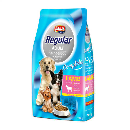 Raklapos ár - Panzi Regular Lamb&Rice Adult (bárány&rizs) 10 kg - (csak raklapra/60db )