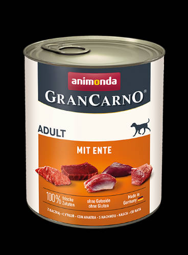 Animonda GranCarno Adult (kacsa) konzerv - Felnőtt kutyák részére (800g)