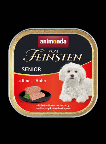 Animonda Vom Feinsten Senior (marha,csirke) alutálkás - Felnőtt kutyák részére (150g)
