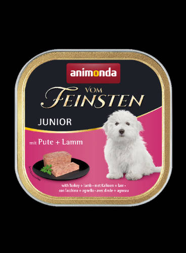 an.feinst.150g  - Animonda Vom Feinsten Junior (pulyka+bárány) alutálkás - Kölyök kutyák részére (150g)