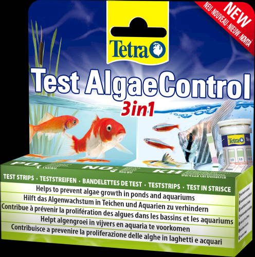 Tetra test Algae Control 3in1 - vízteszt alganövekedéshez kerti tavakhoz és akváriumokhoz (25csík)
