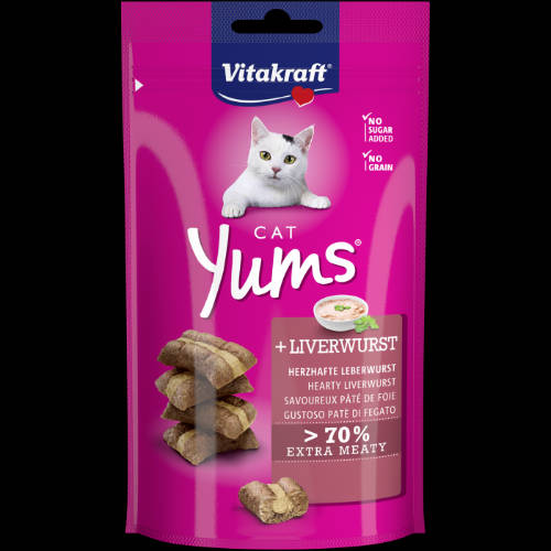 Vitakraft Cat Yums Snack - puha jutalomfalat (májjal) macskák részére (40g)