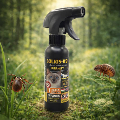Julius-K9 Bolha- és kullancsriasztó permet macskák részére (200ml)