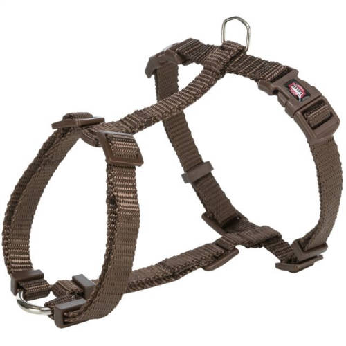 KT24: Trixie Premium H-harness - hám (mogyoró) kutyák részére (M-L) 52-75cm/20mm
