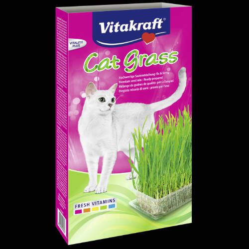 Vitakraft Cat Grass - kiegészítő eleség dobozban (macskafű vetőmag) 120g