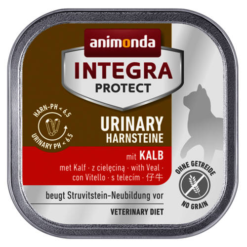 Animonda Integra Protect Urinary - nedves eledel (borjú) húgyúti problémás macskák részére (100g)